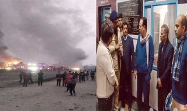 जयपुर में गैस टैंकर में आग लगने से सात लोगों की मौत, 35 झुलसे