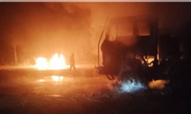 रांची में कोयला ट्रांसपोर्टिंग में लगे तीन वाहनों में लगाई आग, तीन महीने में ऐसी सात वारदात