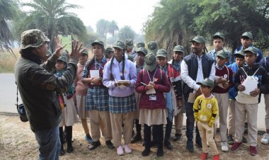 शासकीय उच्चतर माध्यमिक विद्यालय सीएम राइज स्कूल गोविंदपुरा के 55 छात्र-छात्राओं ने नेचर कैम्प में भाग लिया