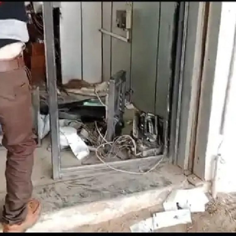 ग्वालियर में SBI एटीएम लूट के तार हरियाणा से जुड़े:लूट का तरीका मेवात गैंग का, क्राइम ब्रांच की टीम हरियाणा पहुंची
