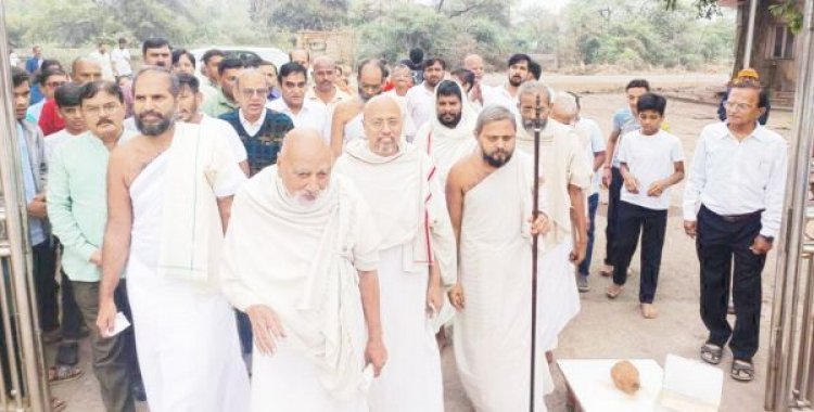 धमतरी चातुर्मास पूर्ण कर विशुद्ध सागर महाराज आदि ठाणा पुन: पहुंचे कैवल्यधाम