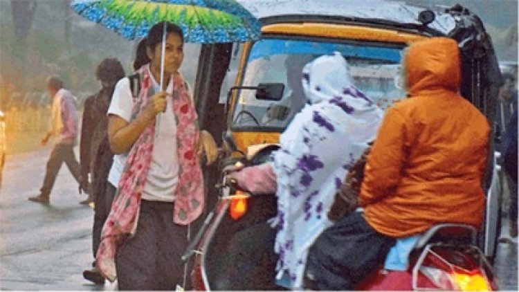 रायपुर में चक्रवात से छाए बादल कर रहे हैं बूंदाबांदी