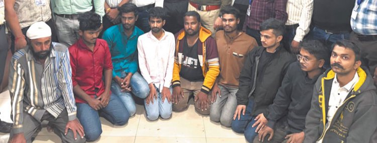 सिम स्वैपिंग, क्रिप्टोकरंसी शेयर ट्रेडिंग की ठगी करने वाले 9 गिरफ्तार