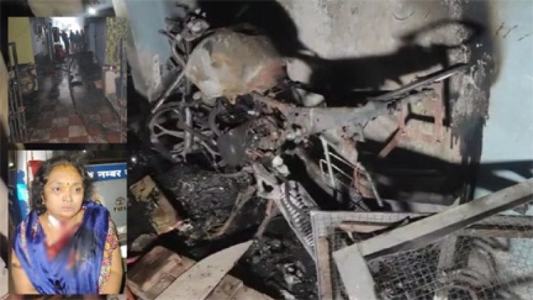 झगड़ा सुलझाने पहुंची थी पुलिस, पति ने घर में लगा दी आग... सिलेंडर फटा और सभी जलते हुए दौड़े