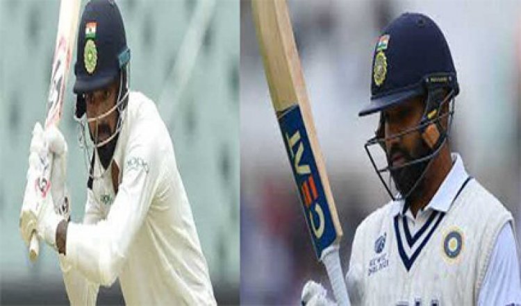 संकट में फंसी भारतीय टीम को रोहित और राहुल का सहारा