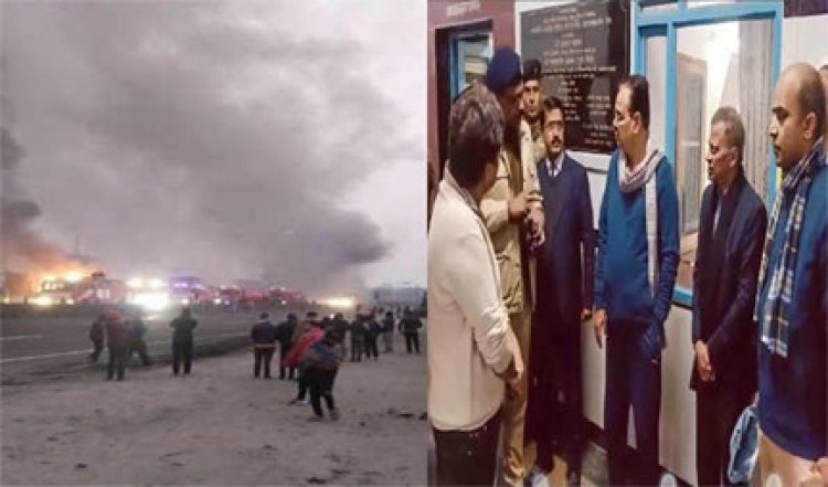 जयपुर में गैस टैंकर में आग लगने से सात लोगों की मौत, 35 झुलसे