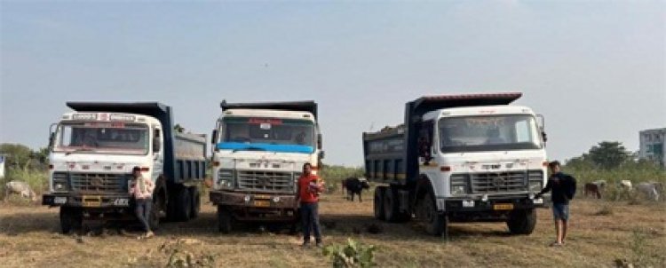 मिट्टी, मुरूम एवं रेत के अवैध परिवहन पर कड़ी कार्रवाई