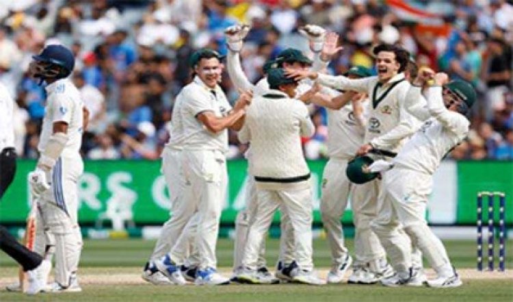 ऑस्ट्रेलिया ने भारत को 184 रनों से हराकर सीरीज में 2-1 से अपराजेय बनाई बढ़त