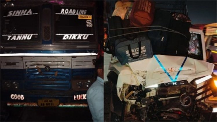 सड़क किनारे बैठे लोगों को ट्रक ने रौंदा, मौके पर 2 बच्चों की मौत,13 घायल