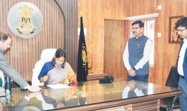 नारायणपुर की पहली महिला कलेक्टर प्रतिष्ठा ममगाईं ने संभाला कार्यभार