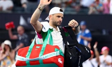 ग्रिगोर दिमित्रोव ब्रिस्बेन इंटरनेशनल सेमीफाइनल के दौरान ग्रोइन चोट के कारण रिटायर हुए