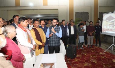 मुख्यमंत्री ने किया निर्माणाधीन कला संकुल का अवलोकन