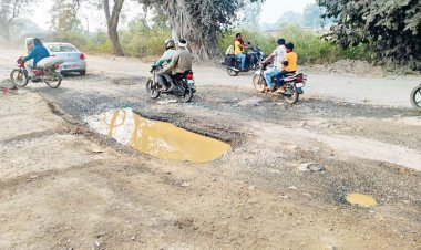 एनएच-343 का हाल बदहाल, चलना मुश्किल