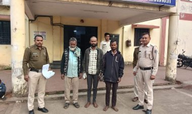 मुर्गा काटने वाले कटार से जानलेवा हमला,  एक नाबालिग, एक अधेड़ समेत 3 गिरफ्तार