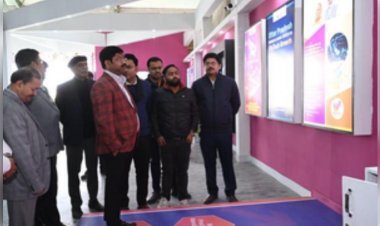 महाकुंभ नगर के सेक्टर 25 में इन्वेस्ट यूपी पंडाल का हुआ विधिवत उद्घाटन