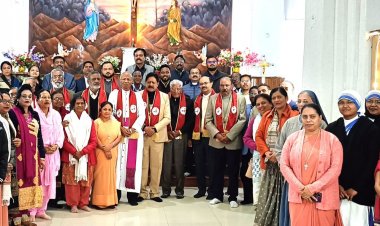 ईसाई समुदाय की एकता के लिए विशेष प्रार्थना सभा:भोपाल के 7 चर्चों में 8 दिन तक चली प्रार्थना, आर्चबिशप ने किया समापन