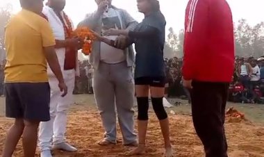 दंगल में महिलाओं ने दिखाया दम:नेपाल समेत कई राज्यों के पहलवानों में हुआ मुकाबला, हरियाणा की माही बनी चैंपियन