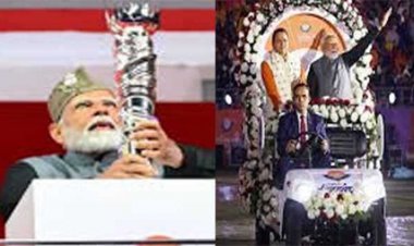रंगारंग लेजर शो के बीच मोदी ने किया देवभूमि में राष्ट्रीय खेलों का शुभारंभ