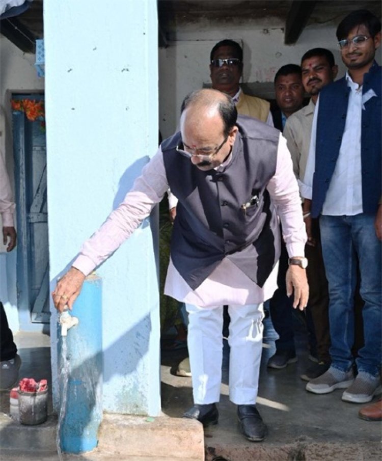 जल जीवन मिशन के कार्यों में तेजी लाने नए साल के पहले ही दिन उप मुख्यमंत्री श्री अरुण साव उतरे फील्ड पर