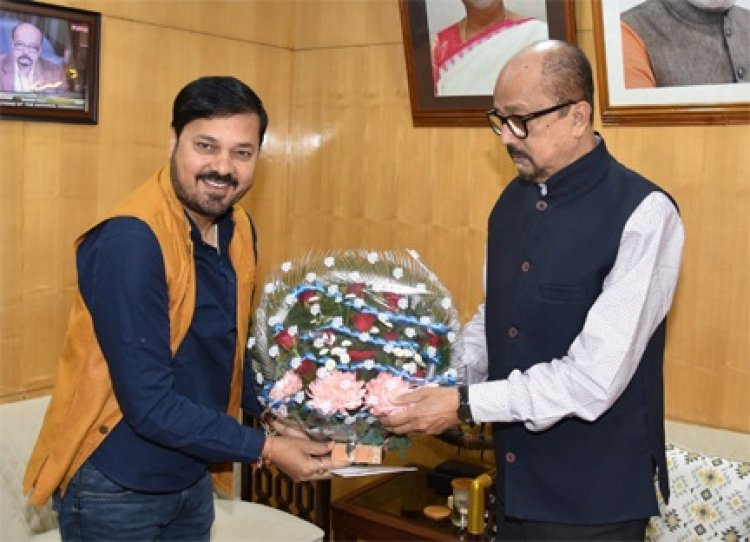 राज्यपाल डेका से विधायकगणों ने सौजन्य भेंट की