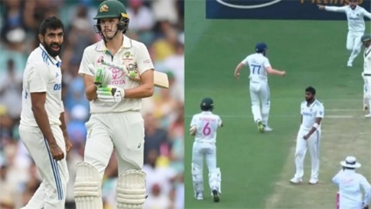 कॉन्स्टास की स्लेजिंग से गुस्से में आए बुमराह, अगली ही गेंद पर उस्मान को कर दिया आउट