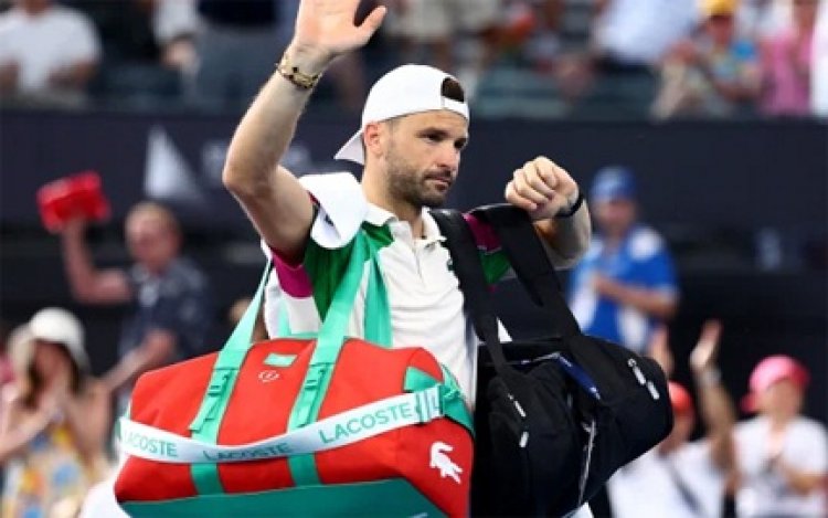 ग्रिगोर दिमित्रोव ब्रिस्बेन इंटरनेशनल सेमीफाइनल के दौरान ग्रोइन चोट के कारण रिटायर हुए