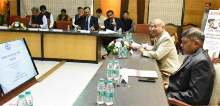 जस्टिस सप्रे की अध्यक्षता में छत्तीसगढ़ राज्य सड़क सुरक्षा परिदृश्य की गई समीक्षा बैठक