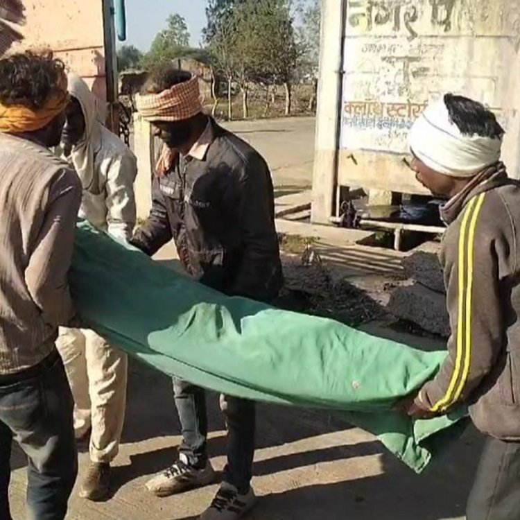 झगड़ा सुलझाने गई बहू की जेठ ने की हत्या:सीने पर दराती मारी, पति-ससुर के सामने दम तोड़ा, आरोपी फरार