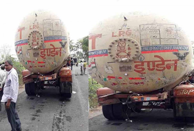 कानपुर में LPG टैंकर और पिकअप की भिड़ंत से गैस रिसाव, हाईवे पर 10 KM लंबा जाम; लोगों में अफरा-तफरी