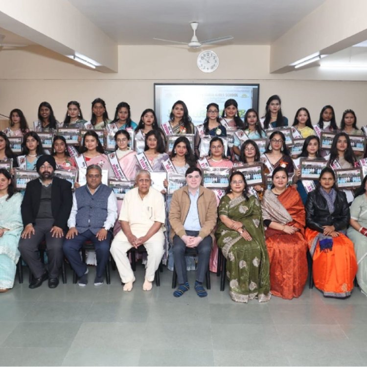 चिल्ड्रेन्स होप इंडिया स्कूल में विदाई समारोह:मिस सीएचआईजीएस भूमिका जाट और मिस ईव कुमकुम लोवंशी बनी