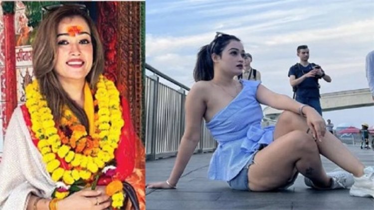 महाकुंभ से छाईं भोपाल की हर्षा रिछारिया