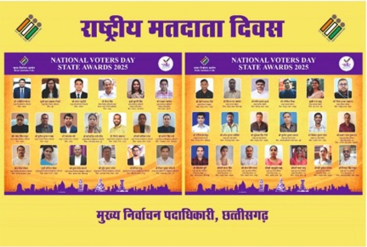 राष्ट्रीय मतदाता दिवस का आयोजन 25 जनवरी को