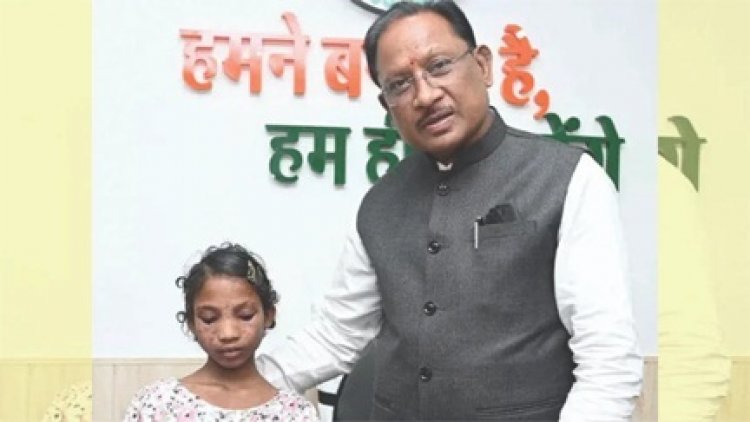 9 साल की बच्ची का चेहरा झुलसा IED ब्लास्ट में