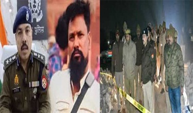मेरठ में 5 जघन्य हत्याओं में शामिल अपराधी पुलिस मुठभेड़ में ढेर