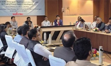 छत्तीसगढ़ में वन प्रबंधन की सर्वश्रेष्ठ प्रक्रियाओं का अध्ययन करने पहुंचा आईएफएस अधिकारियों का दल