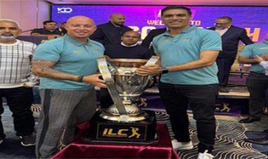 दुबई में हुआ इंटरकांटिनेंटल लेजेंड्स चैंपियनशिप ट्रॉफी का अनावरण