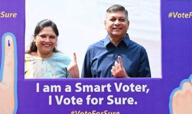 नगरीय निकाय निर्वाचन 2025 : मुख्य सचिव अमिताभ जैन ने किया अपने मताधिकार का प्रयोग