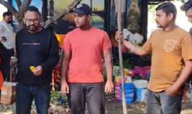 लखनऊ में अखिल भारतीय हिंदू महासभा डंडे लेकर निकली:पार्क और सड़क पर अश्लीलता का विरोध, पुलिस भी सक्रिय