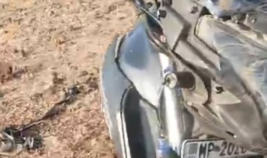 सीहोर से घंसौर जा रहे युवक की बाइक फिसली:27 साल का सुनील मरावी गंभीर घायल, जबलपुर रेफर