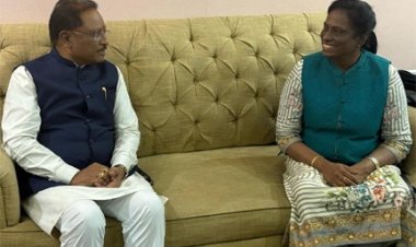 मुख्यमंत्री विष्णु देव साय से भारतीय ओलंपिक संघ की अध्यक्ष पी. टी. उषा ने की भेंट