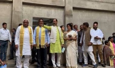 नया विधानसभा भवन का निरीक्षण किया