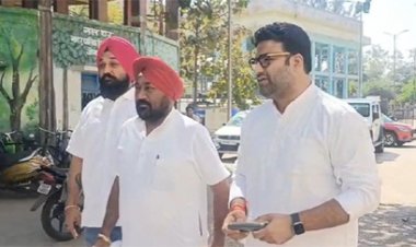 कांग्रेस प्रभारी महामंत्री गेंदू पहुंचे ईडी कार्यालय