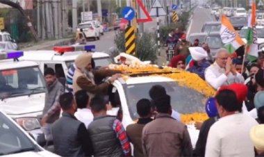 पंजाब दौरा : भूपेश बघेल का हुआ भव्य स्वागत