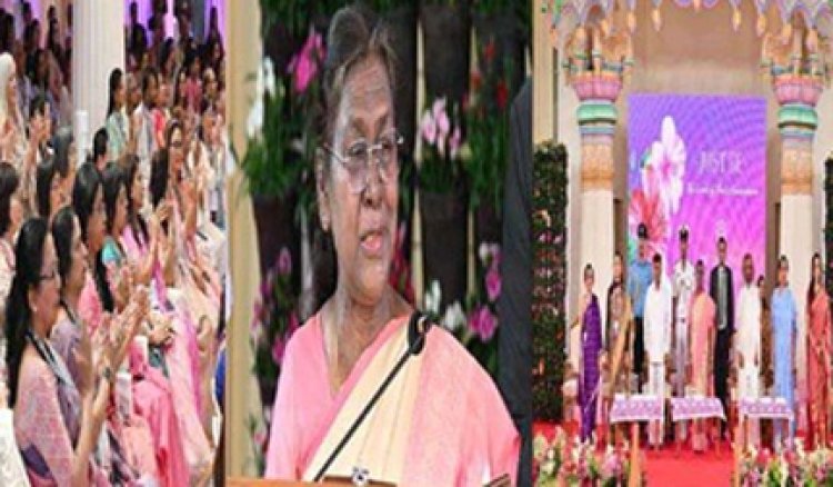 सपनों को पूरा करने के लिए पूरी ताकत लगायें महिलाएं : मुर्मु