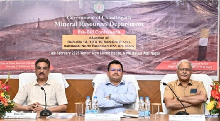 छत्तीसगढ़ खनिज संसाधनों के मामले में अपार संभावनाओं वाला राज्य - सचिव पी. दयानंद