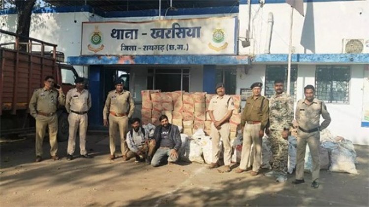 नेशनल हाईवे के पास 94 लाख का शराब जब्त