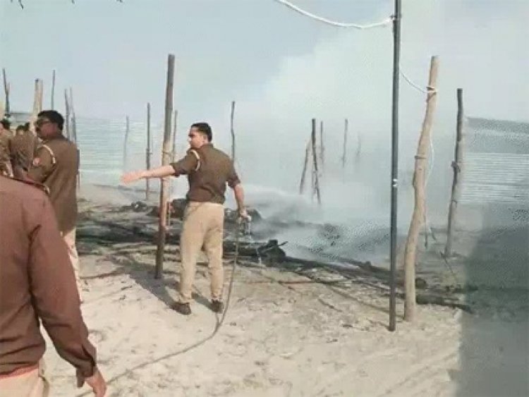 महाकुंभ- मेला क्षेत्र में फिर आग लगी