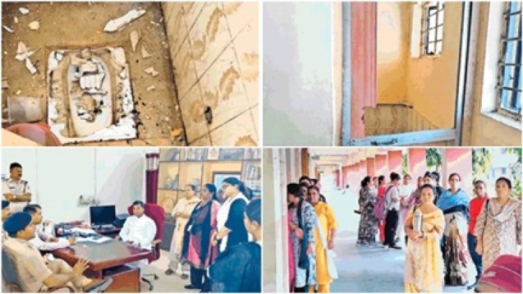 स्कूल के टायलेट में पानी डालते ही हुआ धमाका, छात्रा घायल