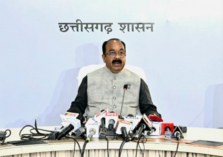 उप मुख्यमंत्री अरुण साव ने कैबिनेट की बैठक में लिए गए निर्णयों की जानकारी दी