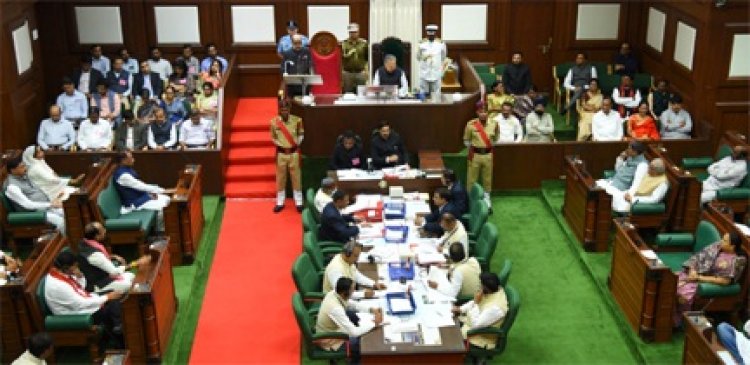 राज्यपाल डेका ने छत्तीसगढ की 6 वीं विधानसभा के पंचम सत्र को संबोधित किया